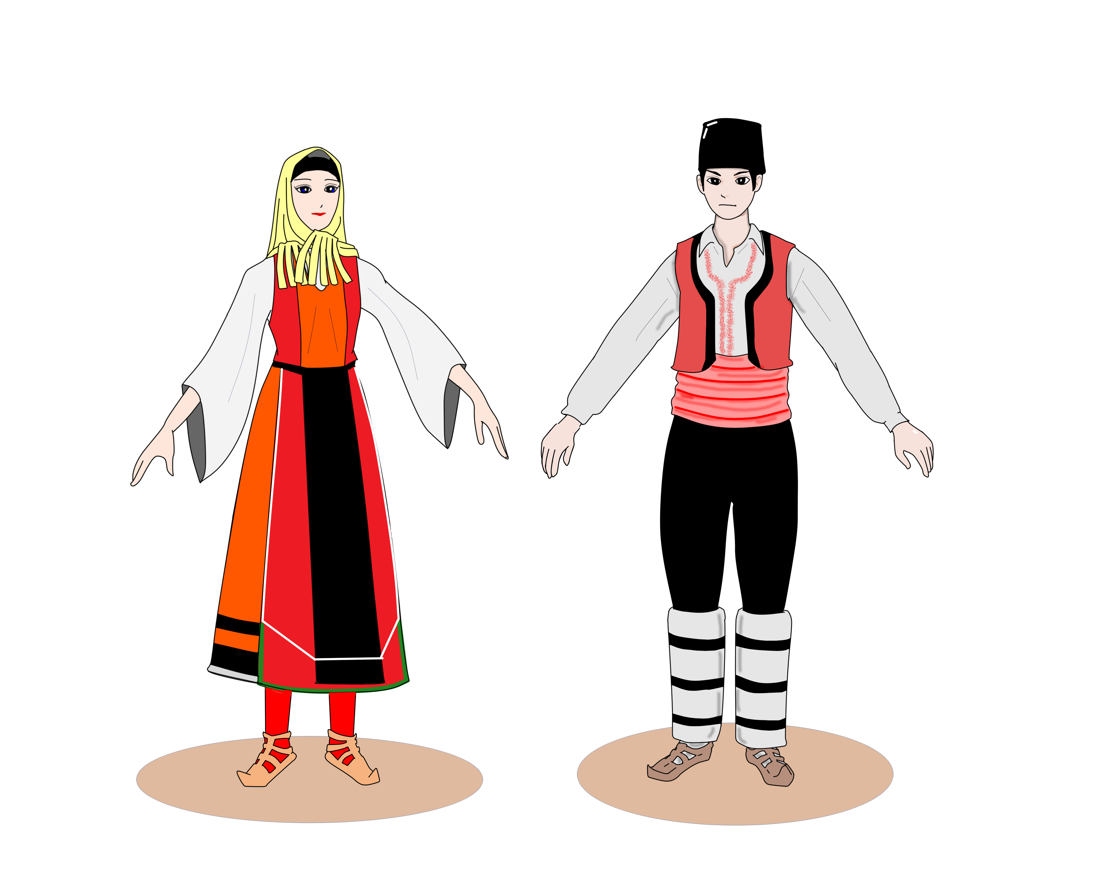 民族衣装 ブルガリア ドブルジャ地方 フォーク ミュージック フォーク ダンス