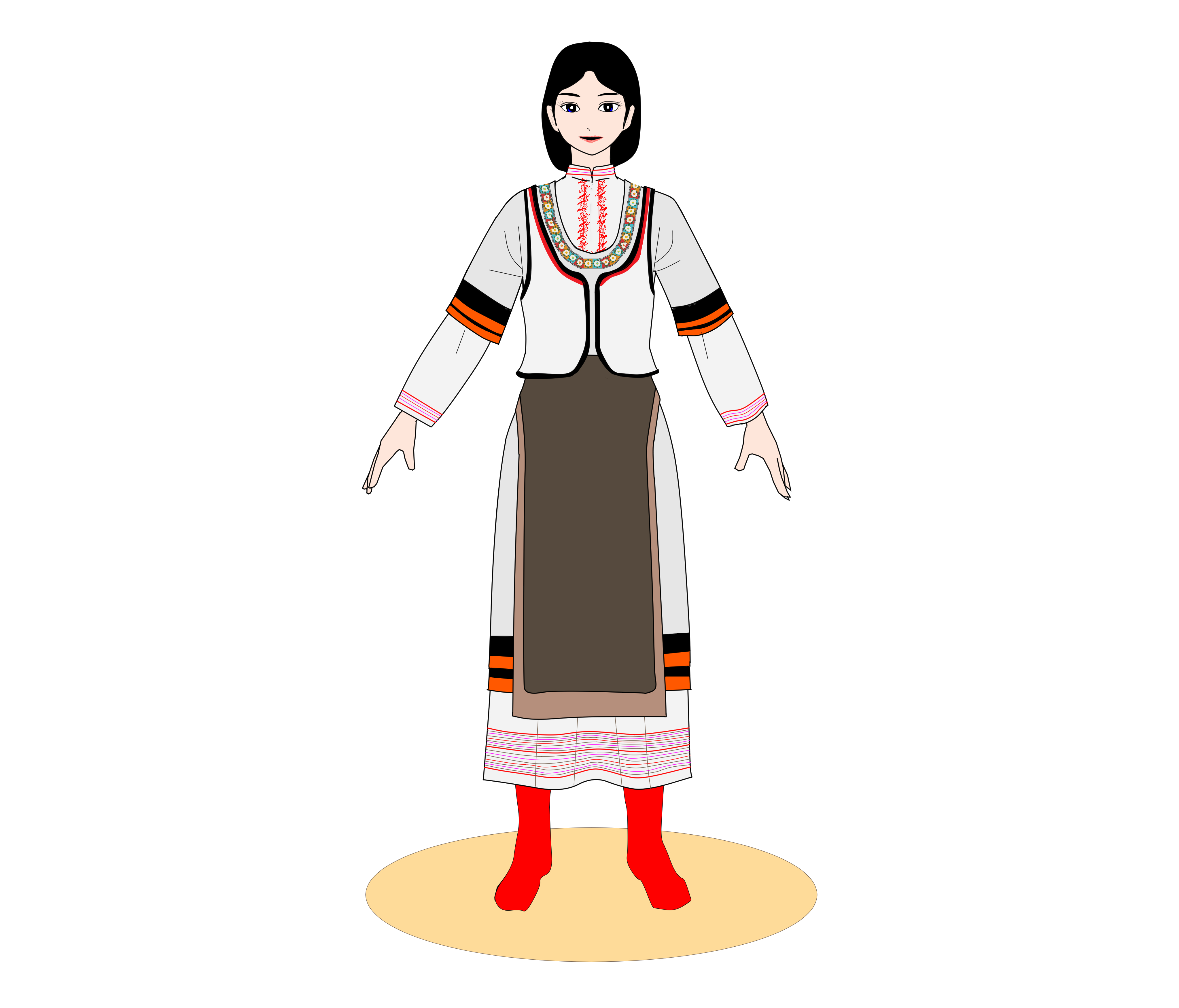 白 フリル付 激レア ブルガリア トラキア地方 民族衣装 アンティーク